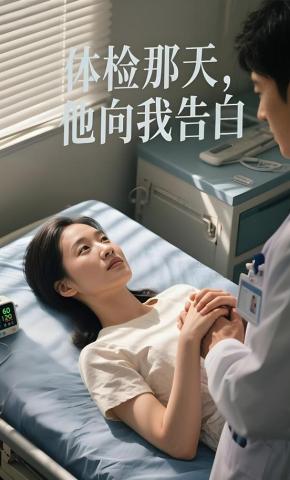 短剧《体检那天，他向我告白》海报