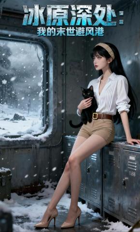 短剧《冰原深处：我的末世避风港》海报