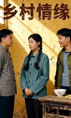 短剧《乡村情缘》海报