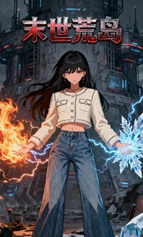 短剧《末世荒岛》海报