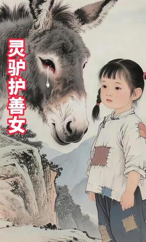短剧《灵驴护善女》海报