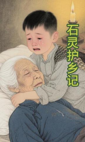 短剧《石灵护乡记》海报