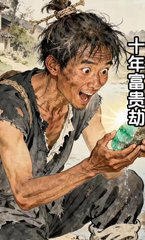 短剧《十年富贵劫》海报