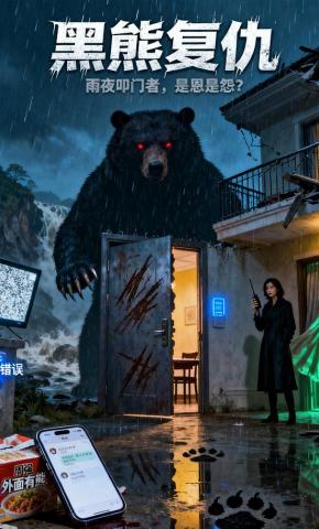短剧《黑熊复仇》海报