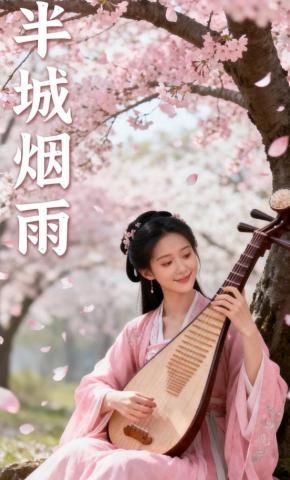 短剧《半城烟雨》海报