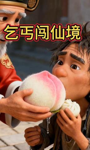 短剧《乞丐闯仙境》海报