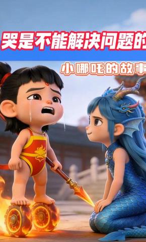 短剧《哭是不能解决问题的小哪吒的故事》海报