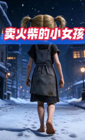 短剧《卖火柴的小女孩》海报
