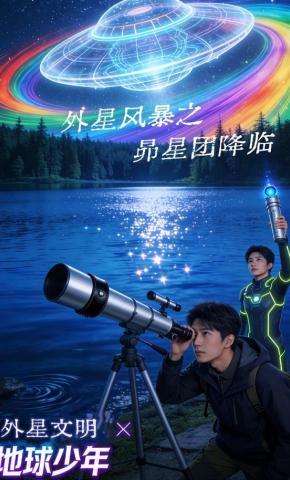 短剧《外星风暴之昴星团降临》海报