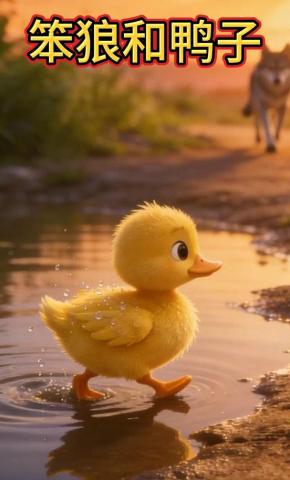 短剧《笨狼和鸭子》海报
