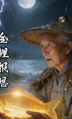 短剧《金鲤报恩》海报