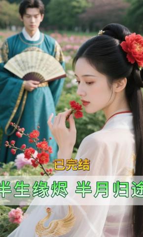 短剧《半生缘烬半月归途》海报