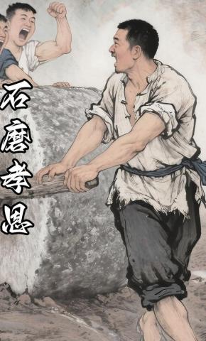 短剧《石磨孝恩》海报