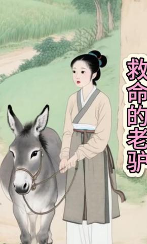 短剧《救命的老驴》海报