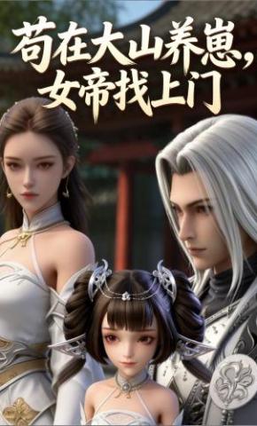 短剧《苟在大山养崽，女帝找上门》海报
