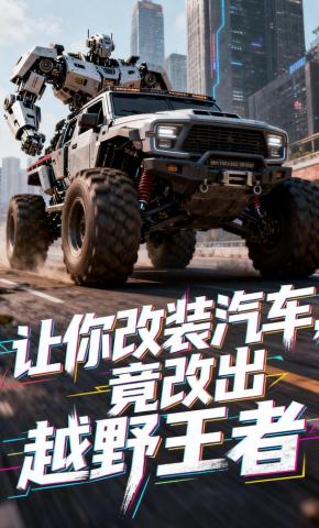 短剧《让你改装汽车，竟改出越野王者》海报