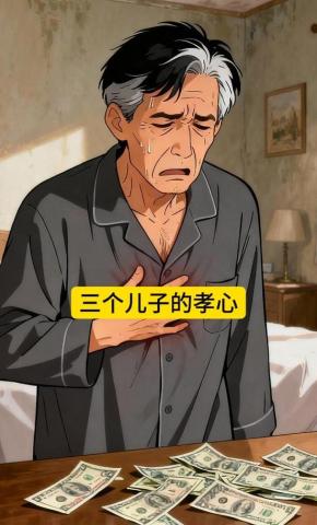 短剧《三个儿子的孝心》海报