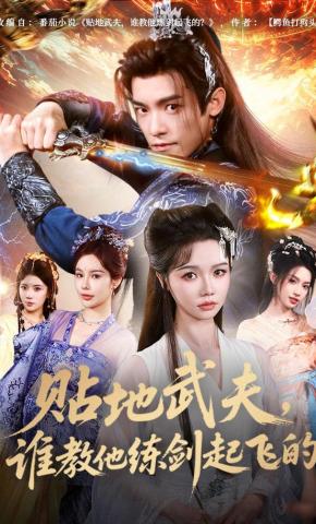 短剧《贴地武夫，谁教他练剑起飞的》海报