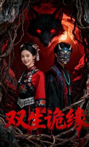 短剧《双生诡缘》海报