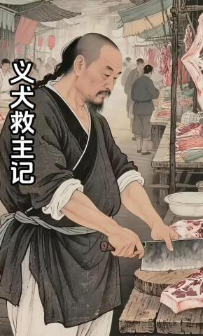 短剧《义犬救主记》海报