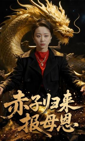 短剧《赤子归来报母恩》海报