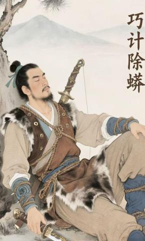 短剧《巧计除蟒》海报