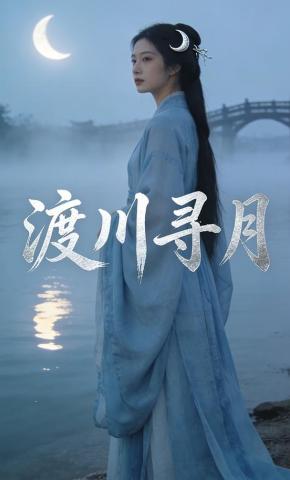 短剧《渡川寻月》海报