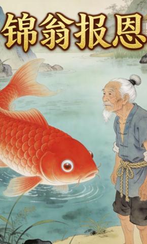 短剧《锦翁报恩》海报