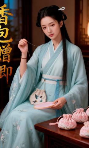 短剧《香包赠卿》海报