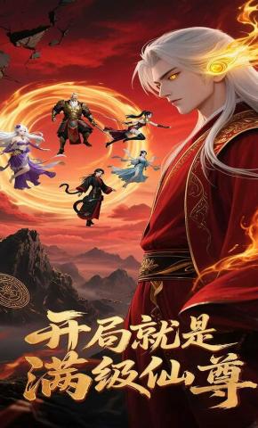 短剧《开局就是满级仙尊》海报