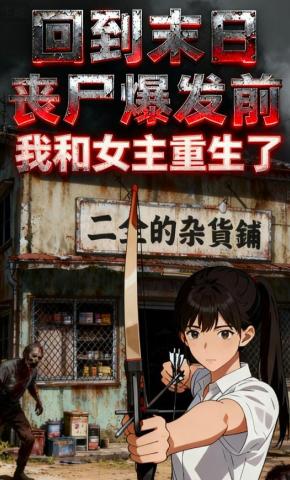 短剧《回到末日丧尸爆发前，我和女主重生了》海报
