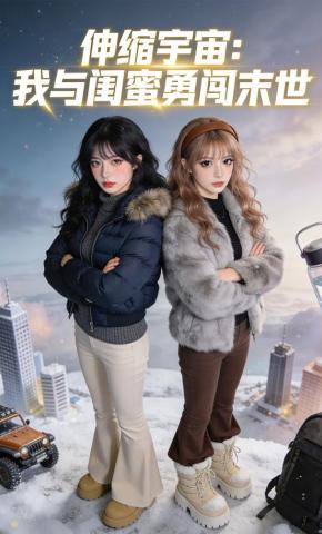 短剧《伸缩宇宙：我与闺蜜勇闯末世》海报