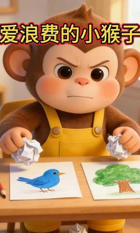 短剧《爱浪费的小猴子》海报