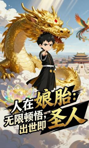 短剧《人在娘胎：无限顿悟，出世即圣人》海报