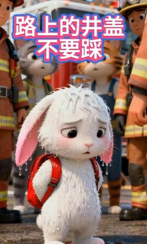 短剧《路上的井盖不要踩》海报