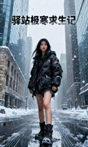 短剧《驿站极寒求生记》海报