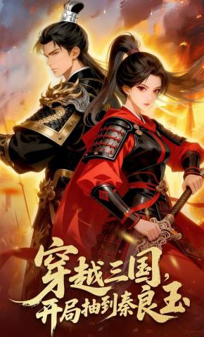 短剧《穿越三国，开局抽到秦良玉》海报