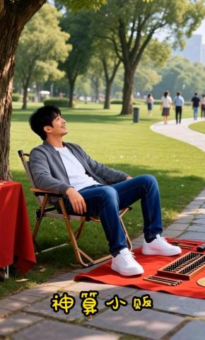 短剧《神算小贩》海报