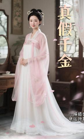 短剧《真假千金》海报