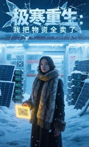 短剧《极寒重生：我把物资全卖了》海报