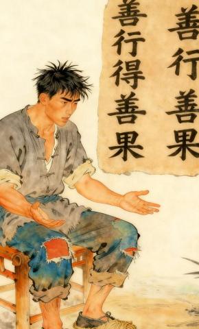 短剧《善行得善果》海报