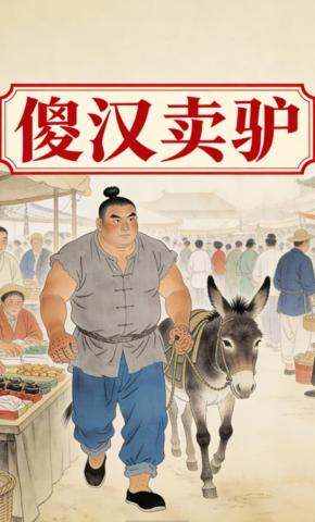 短剧《傻汉卖驴》海报