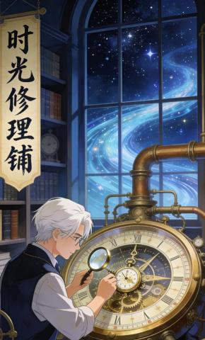 短剧《时光修理铺》海报