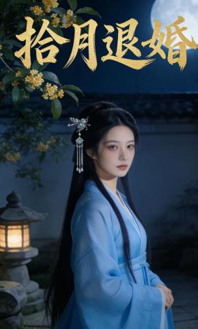 短剧《拾月退婚》海报