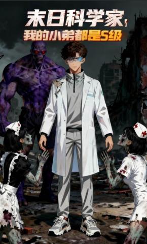 短剧《末日科学家，我的小弟都是S级》海报