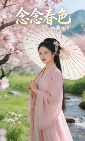 短剧《念念春色》海报