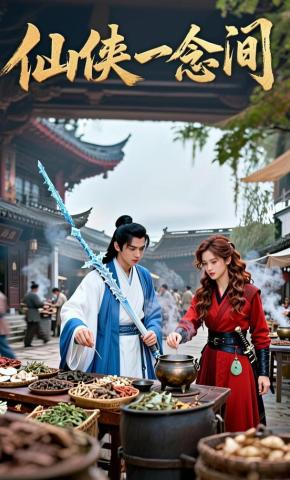 短剧《仙侠一念间》海报