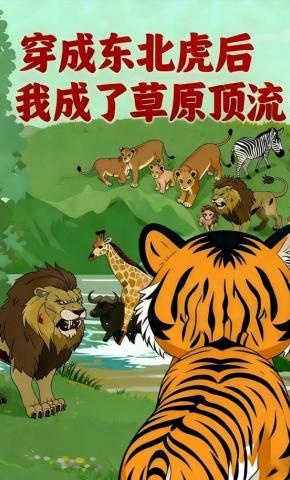 短剧《穿成东北虎后：我成了草原顶流》海报
