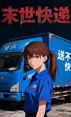 短剧《末世快递》海报