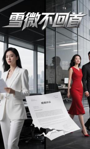 短剧《雪微不回首》海报